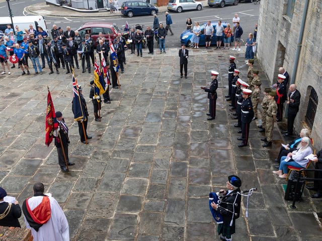 The Falklands Memorial Service at Old Portsmouth.