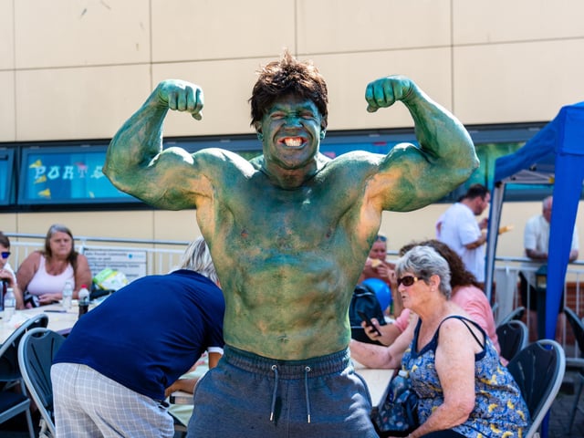Cosplayer at Portsea Carnival. Photo by Matthew Clark