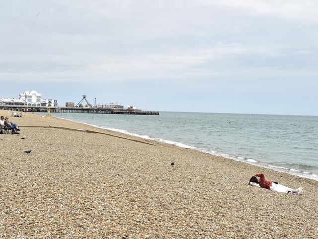 Southsea seafront is a popular choice with locals as it offers a range of everything. From coffee shops to stop off at to stunning views, the beach is a lovely place to walk.
Picture: Sarah Standing (180723-6722)