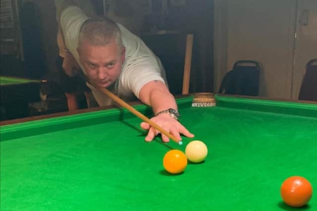 Copnor A & E skipper Scott Compton won his match in the first round of Portsmouth Billiards League fixtures.