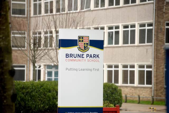 Brune Park Community School in Gosport has an Ofsted rating of inadequate in most recent inspection which was published on July 31, 2023. 
Picture: Paul Jacobs (160015-21)