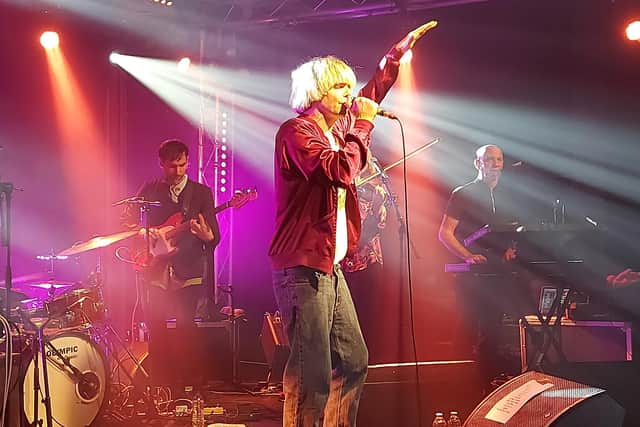 Tim Burgess in the ascendant at The Wedgewood Rooms. Picture by Chris Broom
