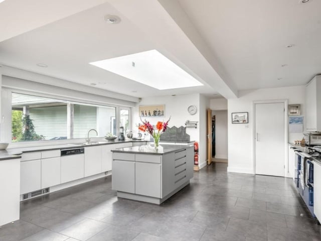 The stunning kitchen
