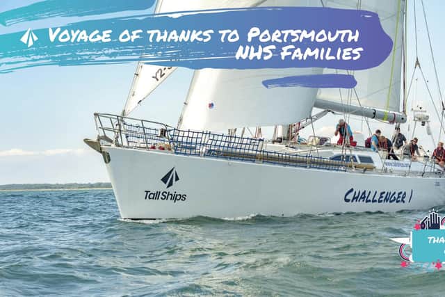 The Tall Ships Youth Trust is rasing money for a thank you voyage for NHS workers and their children.