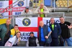 Hawks fans at Plainmoor. Pic: Martyn White