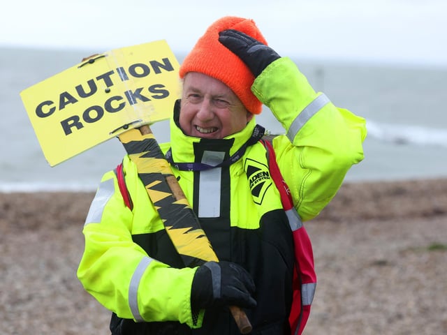 Volunteer Brian Woodhall. Picture by Sam Stephenson