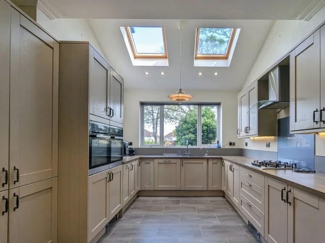 The listing says: "This beautifully presented family home has been extensively refurbished and restored back to its former glory, respectful of its history but adding a modern twist."