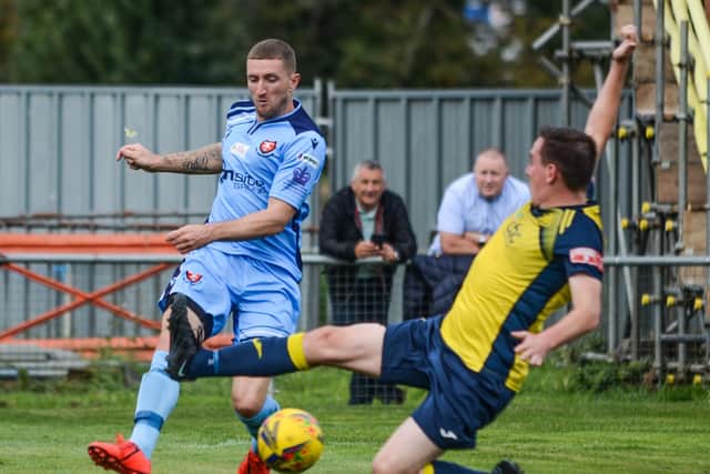 Lee Wort netted in AFC Portchester's defeat at Blackfield & Langley. Picture: Daniel Haswell