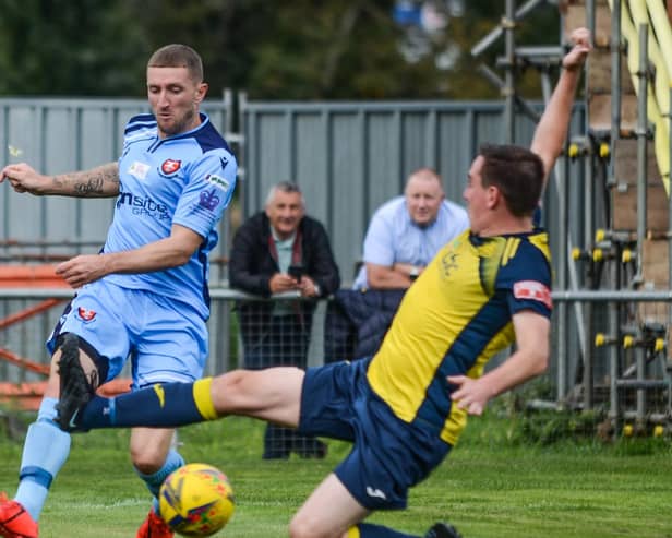 Lee Wort netted in AFC Portchester's defeat at Blackfield & Langley. Picture: Daniel Haswell
