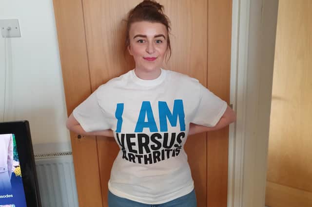 Molly Francis, 24 from Gosport, is walking 150,000 steps in 30 days for Versus Arthritis