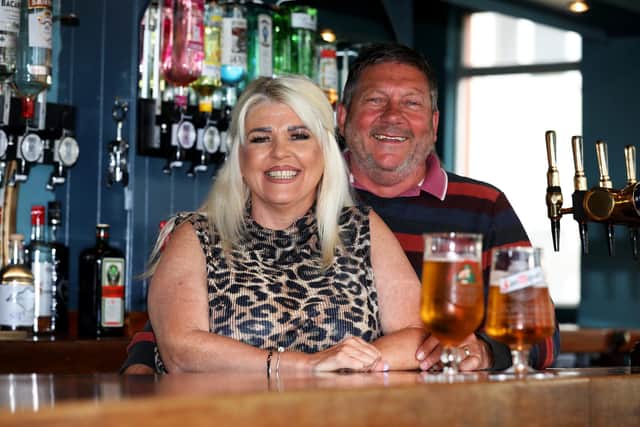 Garry Disdle, 63, and his wife Sue Disdle, 56, in their pub Sir Loin of Beef in Highland Road.
Picture: Sam Stephenson