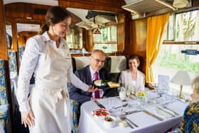 Enjoy an evening of fine dining on board The Watercress Belle