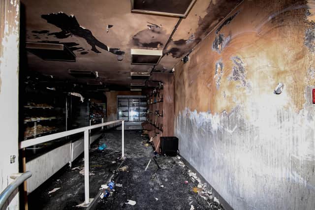 A severe blaze has destroyed Italian pastry shop, La Delizia, in North End, Portsmouth
Picture: Habibur Rahman