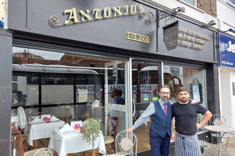 Rated 5: Antonio's Restaurant at 5 West Quay House, 20 West Street, Fareham; rated on February 27