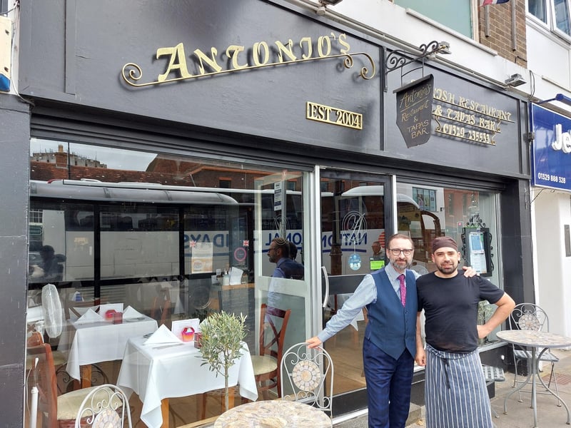 Rated 5: Antonio's Restaurant at 5 West Quay House, 20 West Street, Fareham; rated on February 27