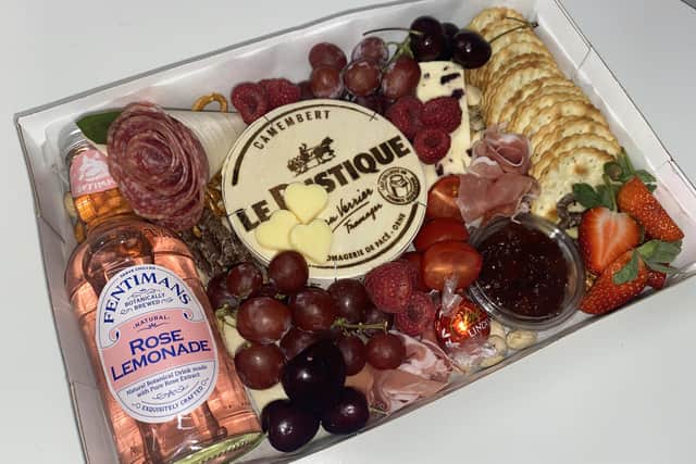 The Valentine's board by Graze Fairy.