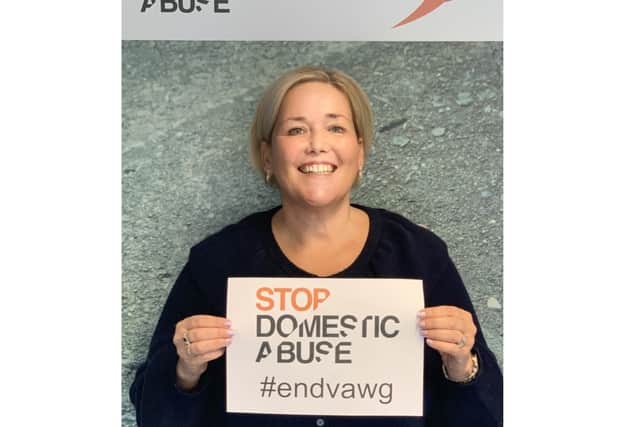 Claire Lambon from Stop Domestic Abuse and member of the forum to tackle Violence Against Women and Girls (VAWG)