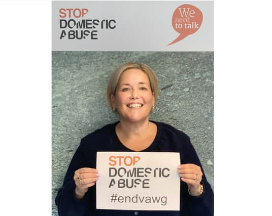 Claire Lambon from Stop Domestic Abuse and member of the forum to tackle Violence Against Women and Girls (VAWG)