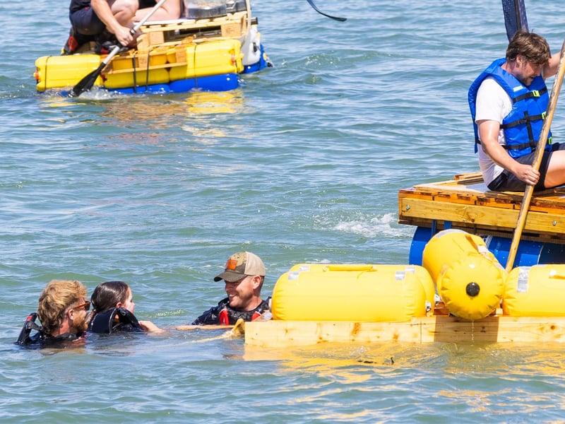 Jolly Roger Raft Race in Gosport on Saturday August 1