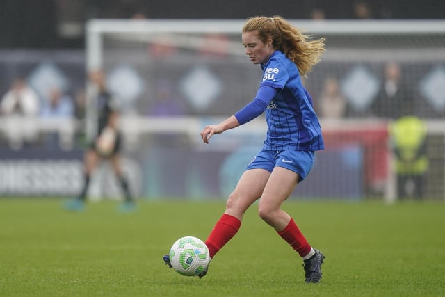 Not seeing the Sophie Quirk of last season, who was such a talismanic presence in the title-winning side. Operated at left wing-back and couldn't sparkle for Blues.