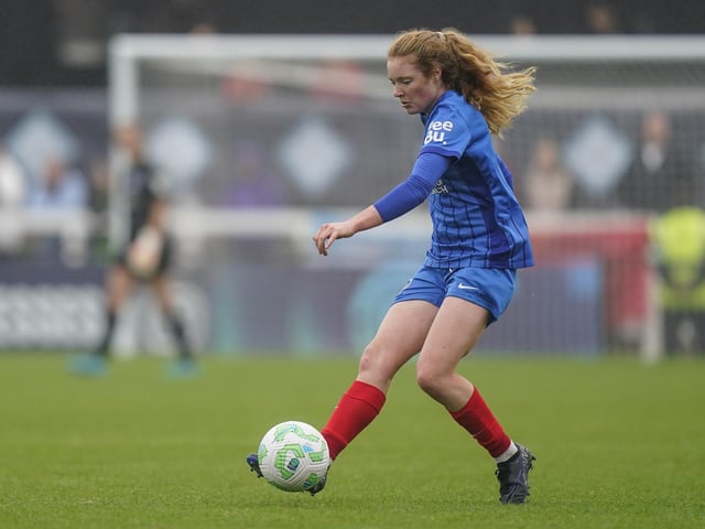 Not seeing the Sophie Quirk of last season, who was such a talismanic presence in the title-winning side. Operated at left wing-back and couldn't sparkle for Blues.