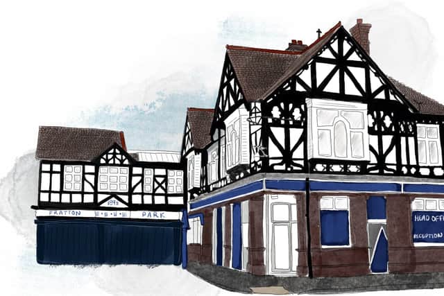 Fratton Park's Frogmore Road entrance