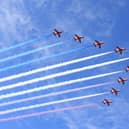 The Red Arrows will be flying over part of Nottinghamshire twice this weekend. Photo: Other
