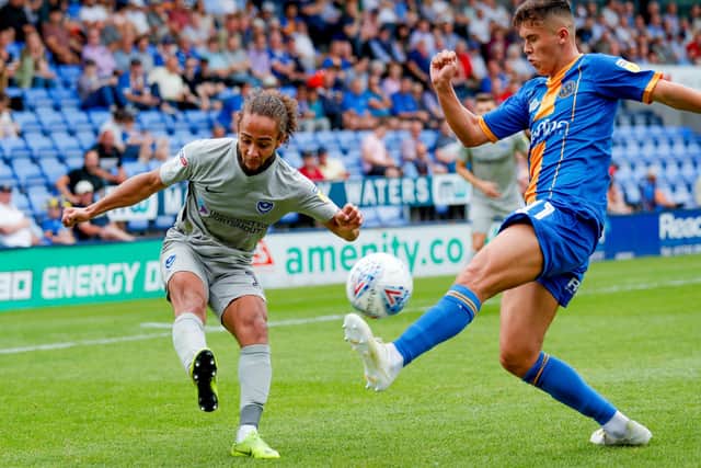 Marcus Harness in action on the opening day of 2019-20 at Shrewsbury. Picture: Simon Davies