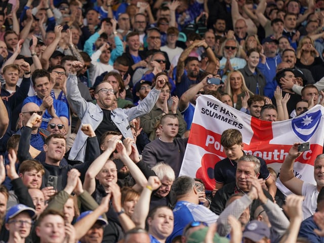 1,889 made the trip to see Pompey's 5-3 win at Carrow Road.
