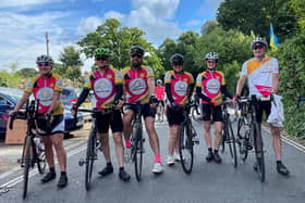 Some of the cyclists taking part in a previous year's event