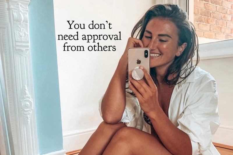 Health coach Hayley lives in Portsmouth and uses Instagram and her 325K followers to spread positivity and help women find their body confidence.