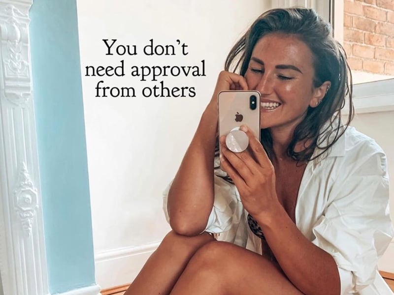 Health coach Hayley lives in Portsmouth and uses Instagram and her 325K followers to spread positivity and help women find their body confidence.