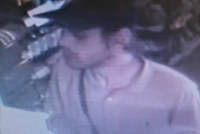 Hampshire police have released a CCTV image of the man they wish to speak to in relation to the burglary. Picture: Hampshire Constabulary.