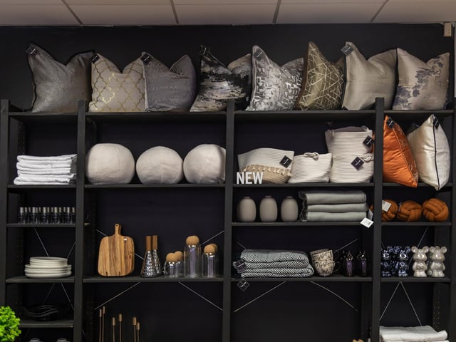 Interior accessories on display at the Jaquard & Co pop-up shop in Cascades. Picture: Mike Cooter (021124)