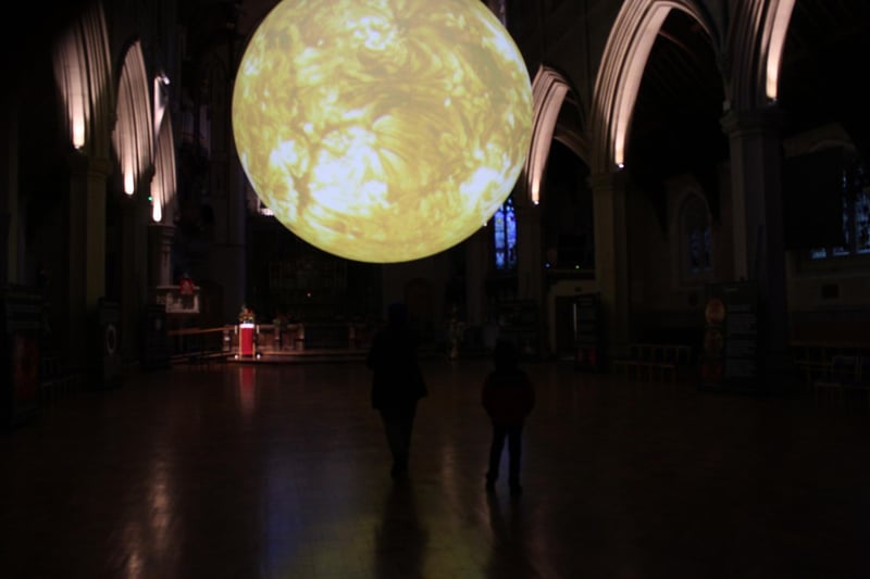 St Mary's Church Sun Installation.