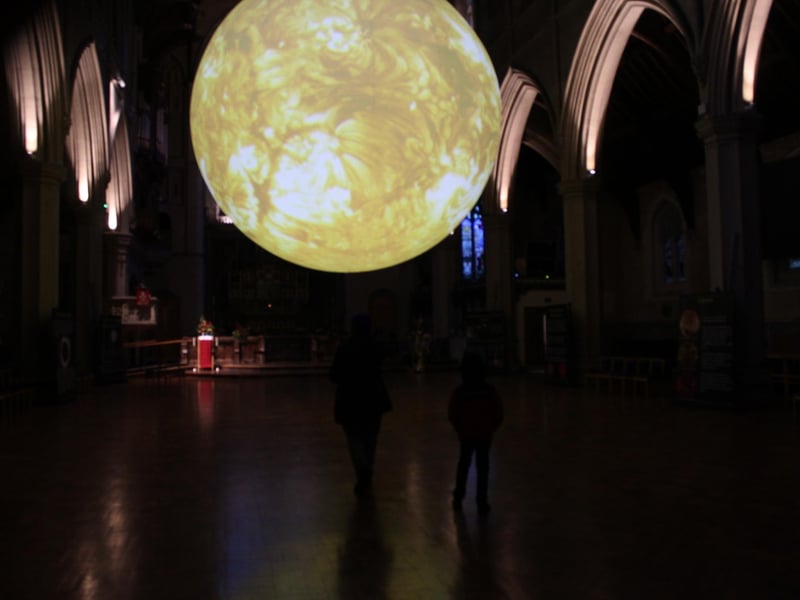 St Mary's Church Sun Installation.