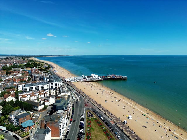 Kevin Fryer captured the glorious sunshine which basked over Portsmouth last weekend using his drone.
