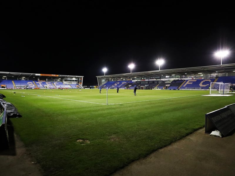 Average attendance: 6,077; Capacity: 9,875.