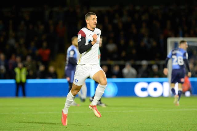 Gassan Ahadme hasn't featured for Pompey since the 1-0 win at Wycombe a month ago. Picture: Graham Hunt/ProSportsImages