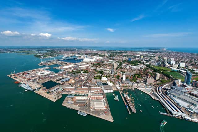 Portsmouth Historic Dockyard and HM Naval Base Portsmouth. 

Picture: Shaun Roster
