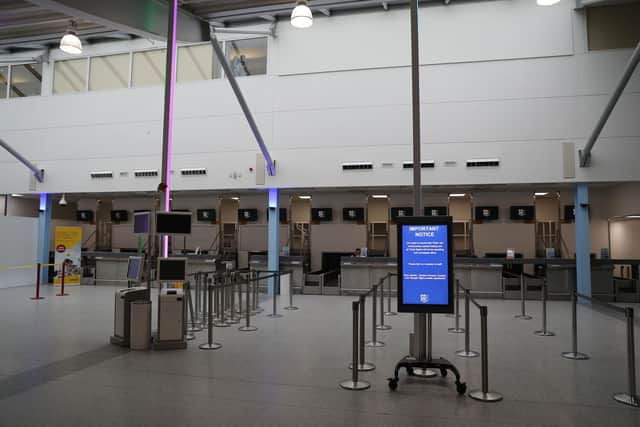 Southampton Airport has experienced a 94 per cent decrease in air traffic since lockdown.  

Photograph: Andrew Matthews/PA Wire