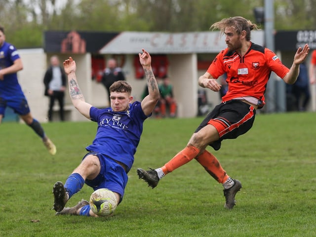 Portchester's Scott Jones, right. Picture by Nathan Lipsham