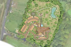 Crematorium site plan
