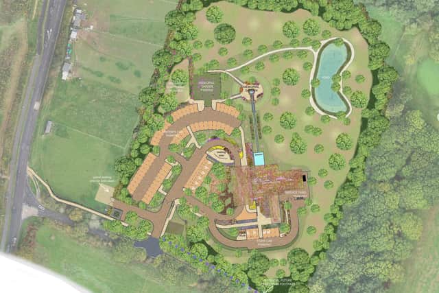 Crematorium site plan