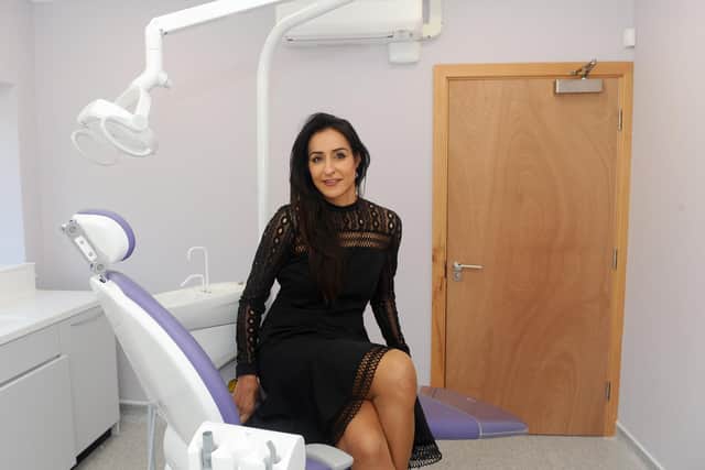 Anushika Brogan, managing director of Damira Dental Studios, in the new surgery in Wickham.Picture: Sarah Standing (260221-3828)