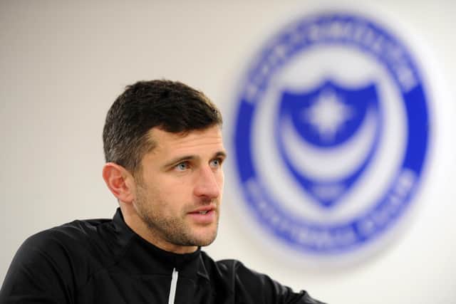 Pompey boss John Mousinho has given a playing budget and transfer update Pic: Sarah Standing