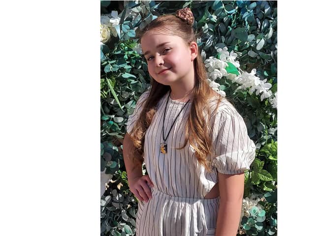 Nevaeh Dunmore, 13-year-old singer/songwriter.