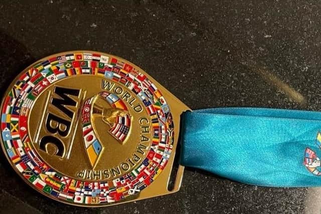 Q Shillingford MBE was given a WBC medal for his services, loyalty, and commitment to amateur, recreational, and competitive boxing, as well as working with young people.