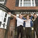 The Fareham Pub in Trinity Street, Fareham, reopened on Friday, December 1, 2023.

Pictured is: (middle) Landlady Bear Whittingham with her sister (left) Suzanne Whittingham and daughter-in-law (right) Kasey Beaven.

Picture: Sarah Standing
