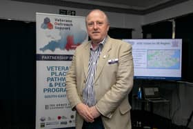 Veterans Outreach Support launch new mental health project at Royal Maritime Club, Portsea, Portsmouth on Monday 29th March 2022Pictured: Ian Millen, Chief Executive of Veterans Outreach SupportPicture: Habibur Rahman